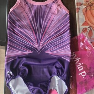 Sylvia P Gemstone Leotard NWT Size 12